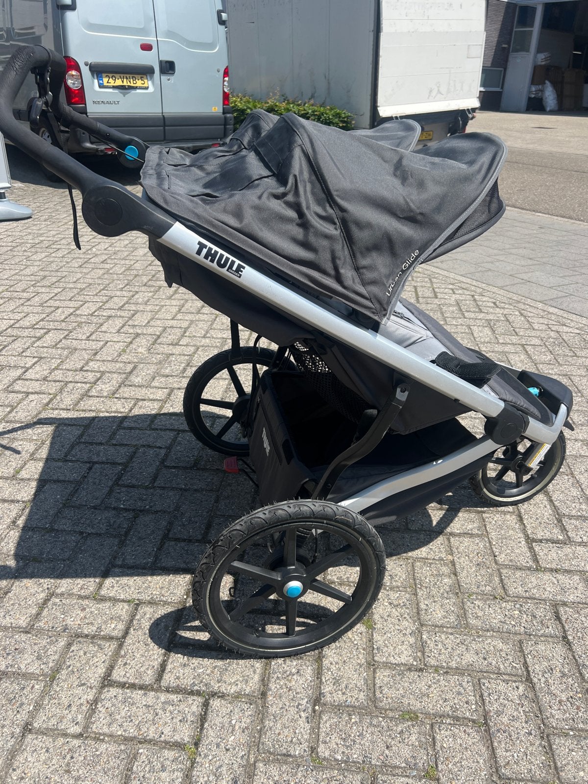 Thule Urban Glide 2 Duowagen - Perfect voor actieve ouders, Duowagen, Ophalen of Verzenden, Zo goed als nieuw, Kinderwagen
