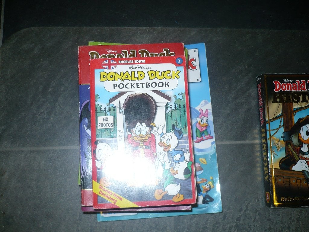 6 speciale donald duck pockets en een vakantieboek, Boeken, Gelezen, Ophalen of Verzenden, Meerdere stripboeken, Donaldduck