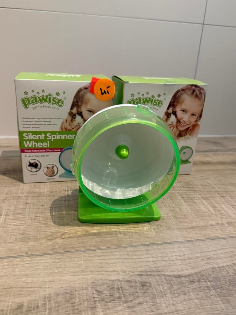 Silent spinner wheel, Dieren en Toebehoren, Knaagdieren en Konijnen | Toebehoren, Ophalen of Verzenden, Nieuw, Loopwiel of Rad