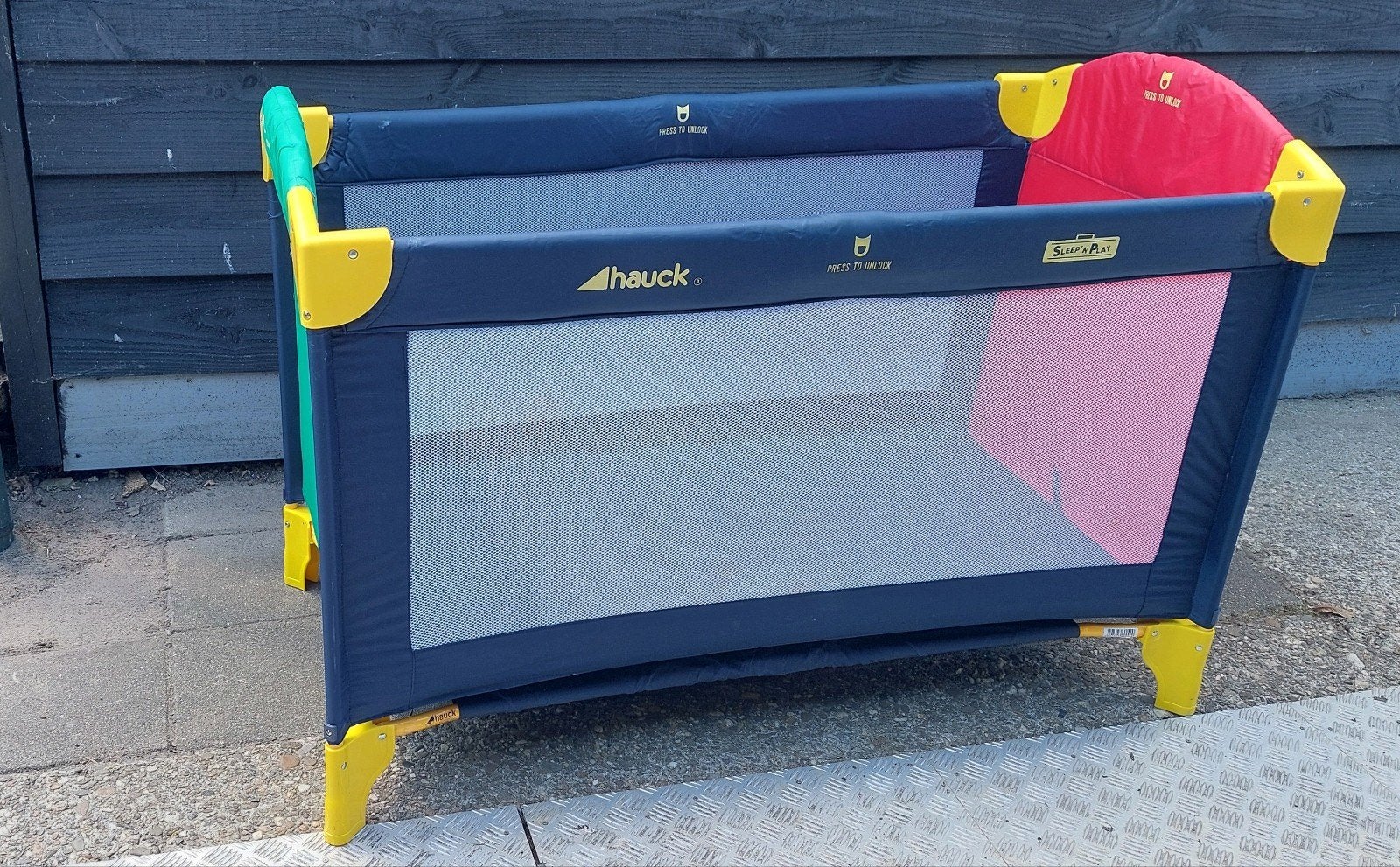 Campingbed Hauck met handleiding, Ophalen