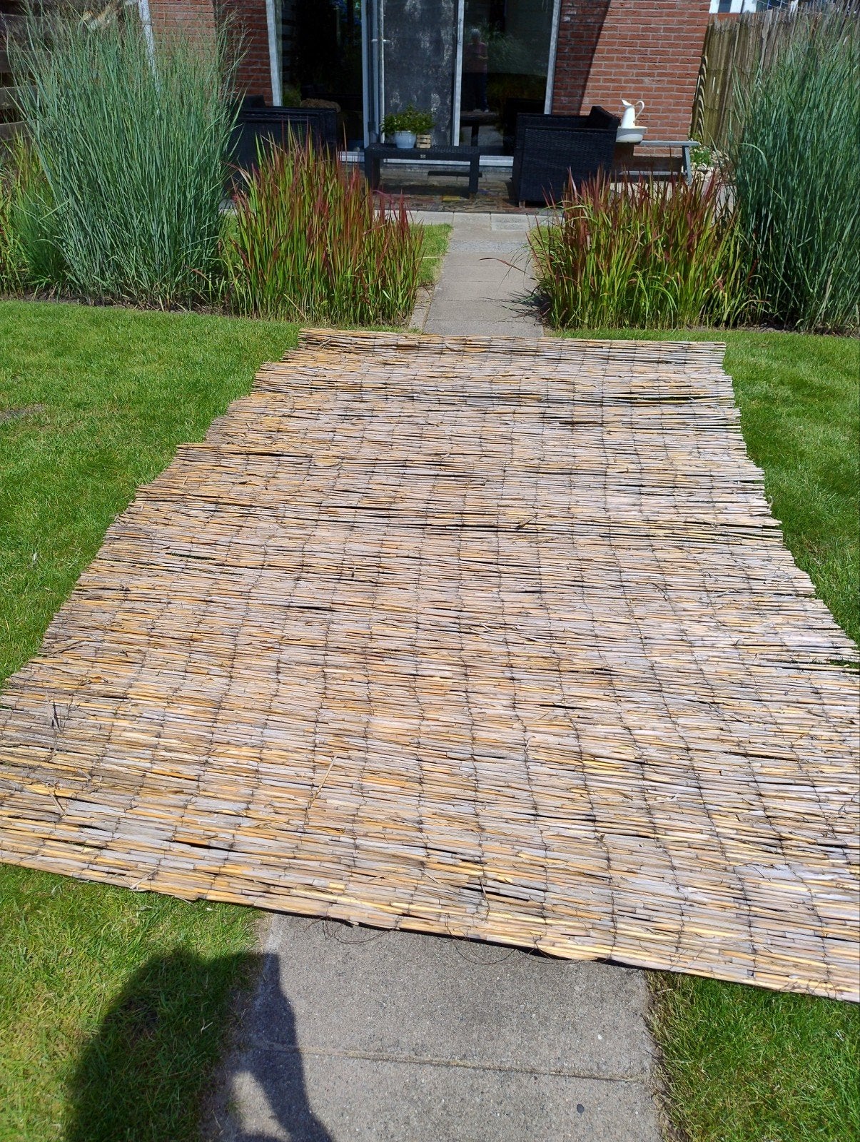 Rieten tuinscherm, Tuin en Terras, Ophalen, 200 cm of meer, 150 tot 200 cm