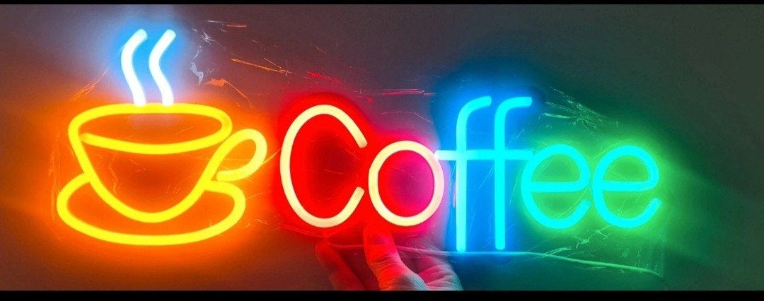 Neon lamp Coffee, groot formaat. 46-21 cm, Ophalen of Verzenden, Nieuw