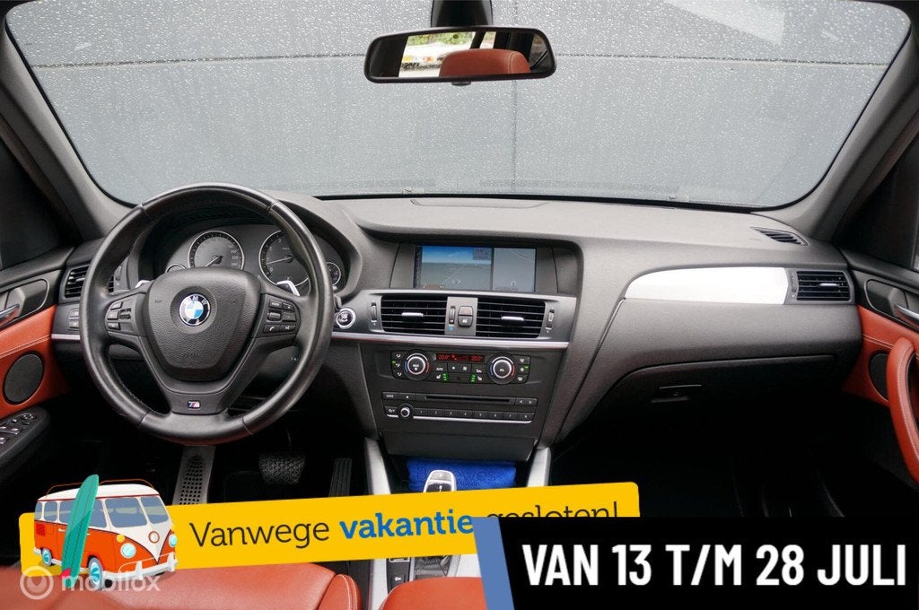 BMW X3 xDrive35i M-Sport High Executive Navi Cruise Leder !, Auto's, Gebruikt, Zwart, Vierwielaandrijving, 129 €/maand