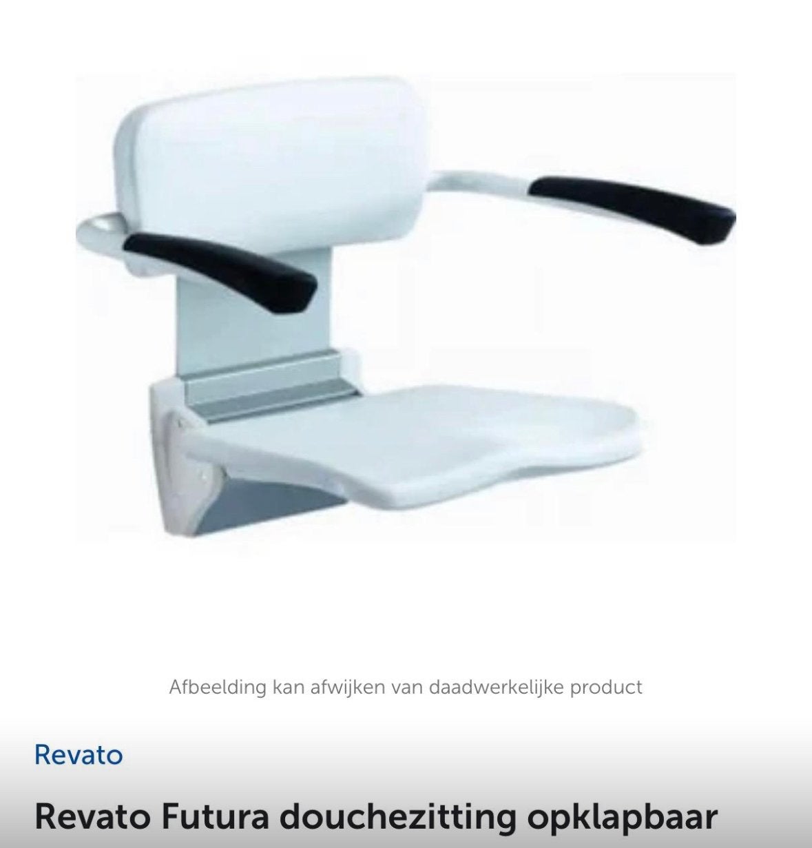 Douchezitje Revato Futura, Ophalen, Gebruikt, Douche