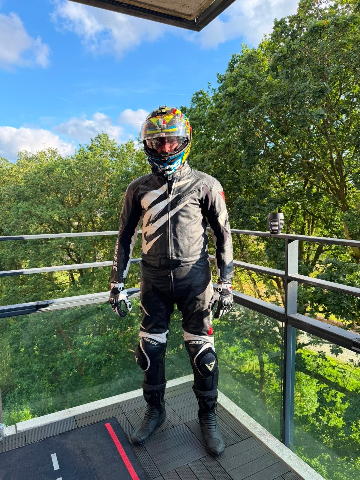 Dainese motorpak,heuptas, handschoenen, laarzen en AGV helm, Motoren, Kleding | Motorkleding, Ophalen of Verzenden, Dainese, AGV