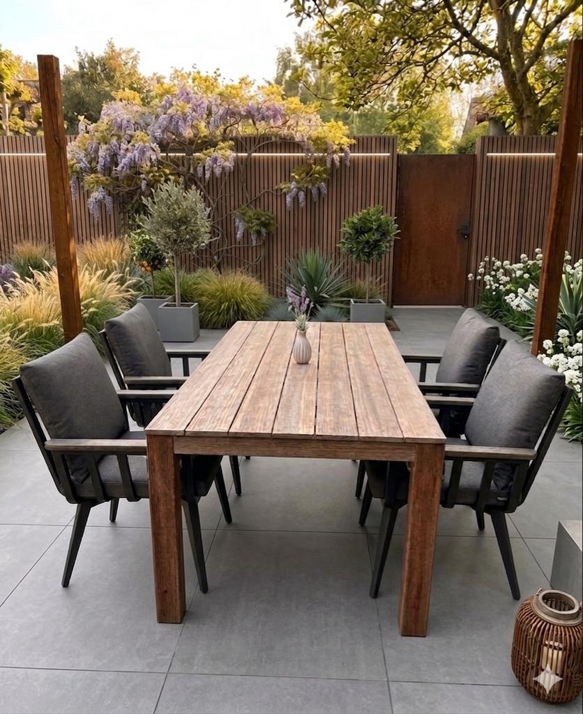 Eettafel set voor buiten, met vier stoelen - nieuw, Ophalen, Nieuw