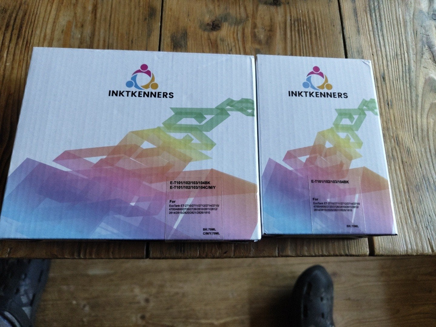Inktkenners Inkt Navulflessen voor Epson EcoTank (6 stuks), Inktkenners, Kleur printen, Printer, Inkjetprinter