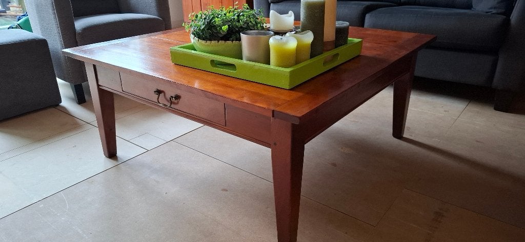 Franse kersen houten salontafel, Ophalen