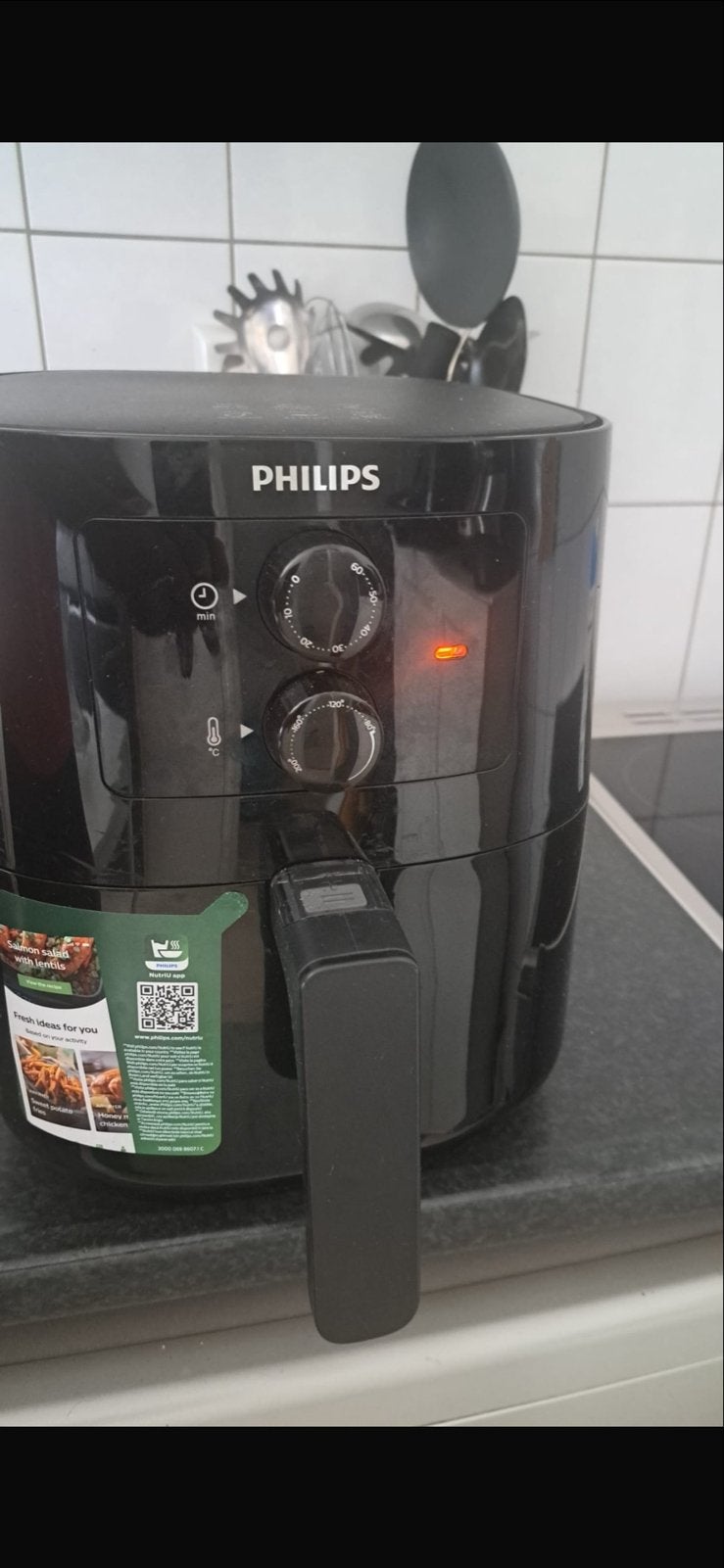 Philips Airfryer, Ophalen of Verzenden, Gebruikt, Airfryer, Minder dan 750 gram