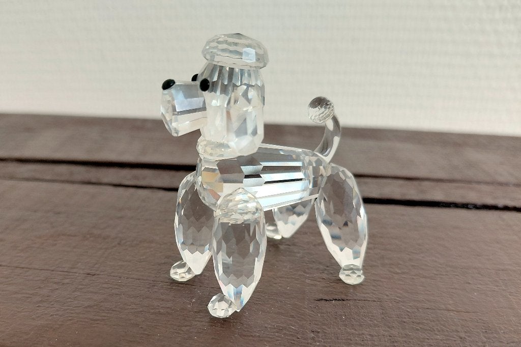 Swarovski kristal Poedelhondje, Verzamelen, Ophalen, Zo goed als nieuw, Figuurtje