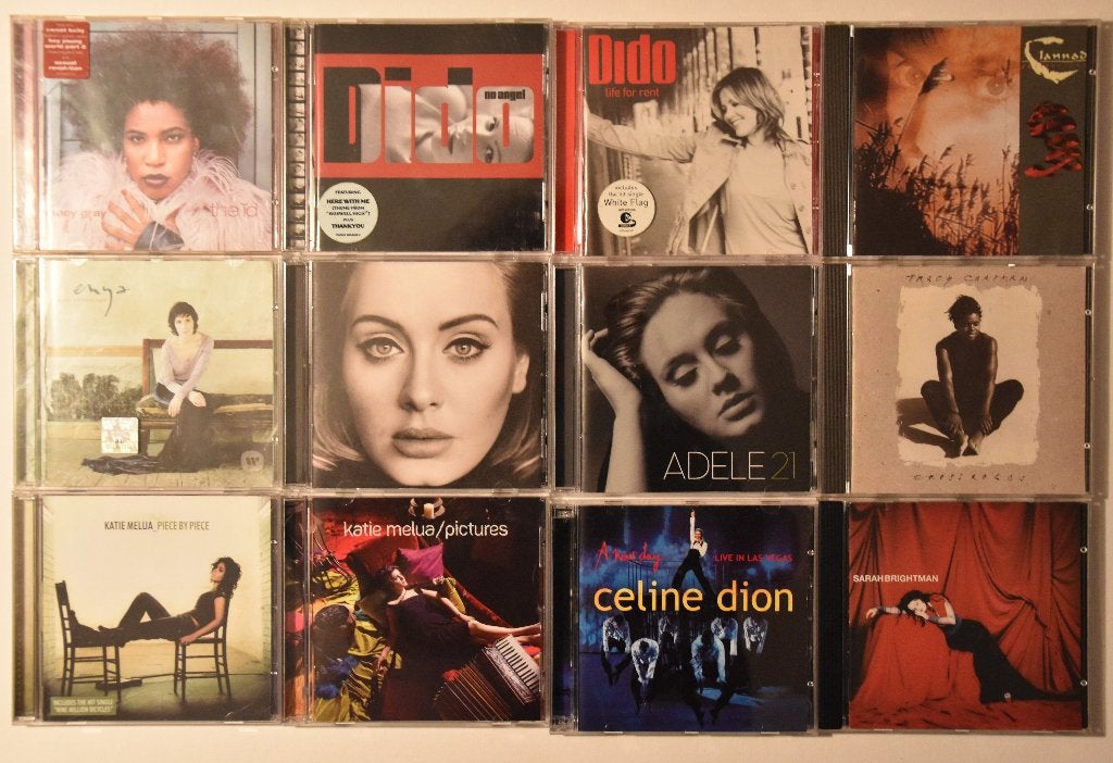 12 CD pop Engels zangeres Adele Melua Clannad Dido Dion Enya, Ophalen of Verzenden, 2000 - 2009, Zo goed als nieuw
