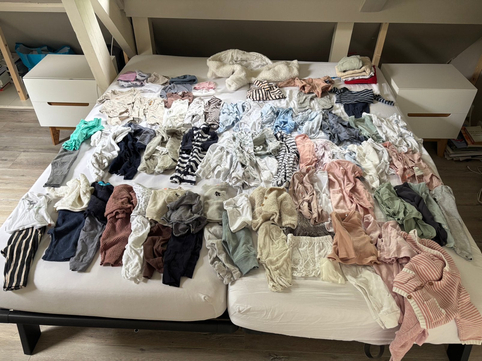 Babykleding maat 50 + 56 - startersset, Ophalen, Gebruikt, Maat 50