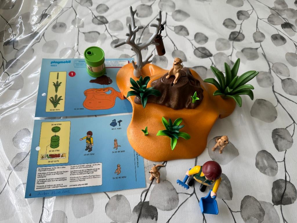 Playmobil 4853 Stokstaartjes 2010, Kinderen en Baby's, Speelgoed | Playmobil, Ophalen of Verzenden, Zo goed als nieuw, Complete set