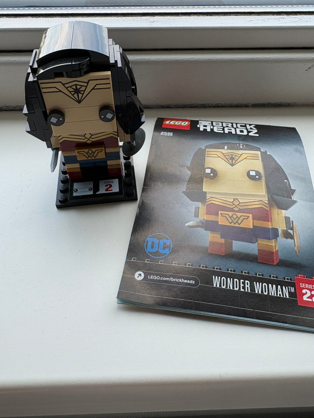 Brick headz wonder woman 41599, Ophalen of Verzenden, Zo goed als nieuw