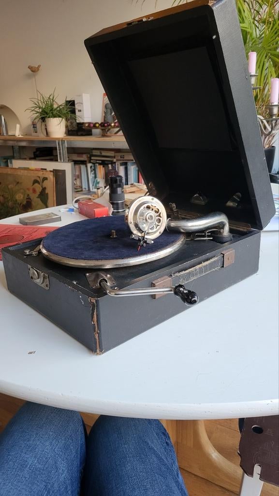 Koffer grammofoon, Audio, Tv en Foto, Platenspelers, Ophalen, Gebruikt, Platenspeler, Overige merken