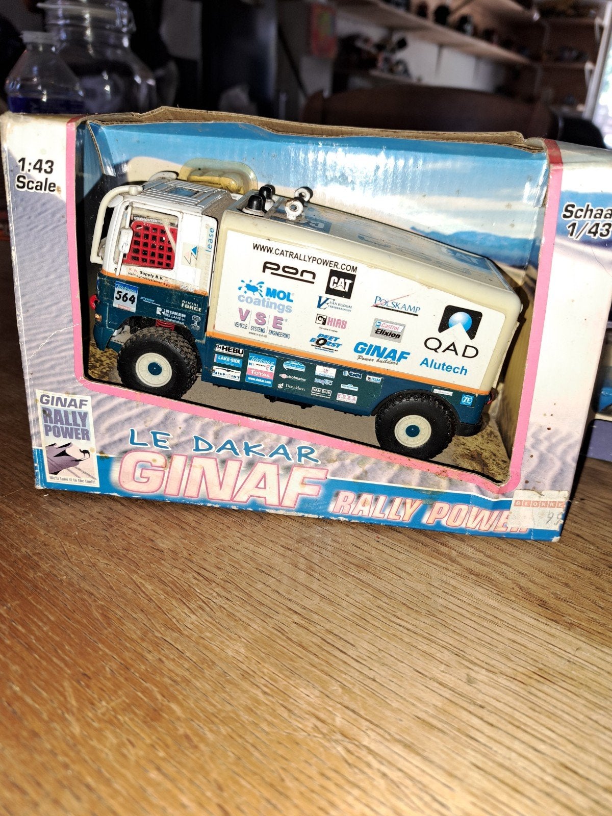 GINAF Rally Power Le Dakar schaalmodel 1:43, Ophalen of Verzenden, Nieuw
