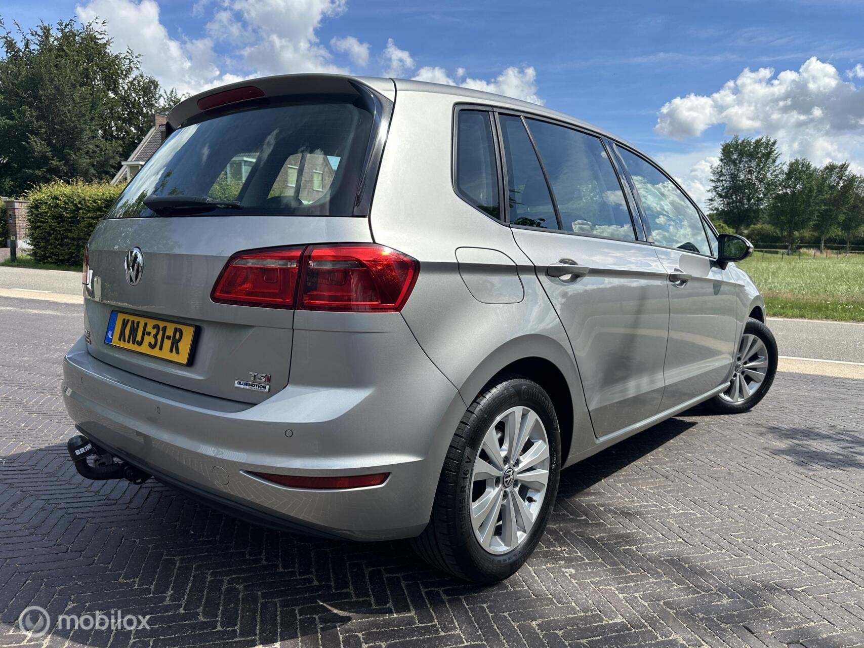 Volkswagen Golf Sportsvan 1.4 TSI Business Trekhaak✅, Auto's, Voorwielaandrijving, Gebruikt, Zwart, 4 cilinders