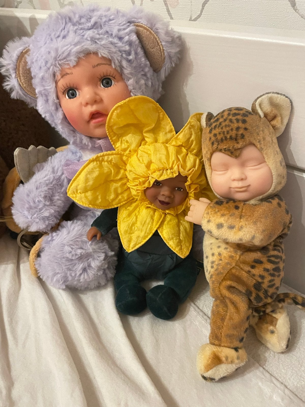 Set van 3 schattige anna jade poppen, Kinderen en Baby's, Verzenden, Gebruikt, Babypop