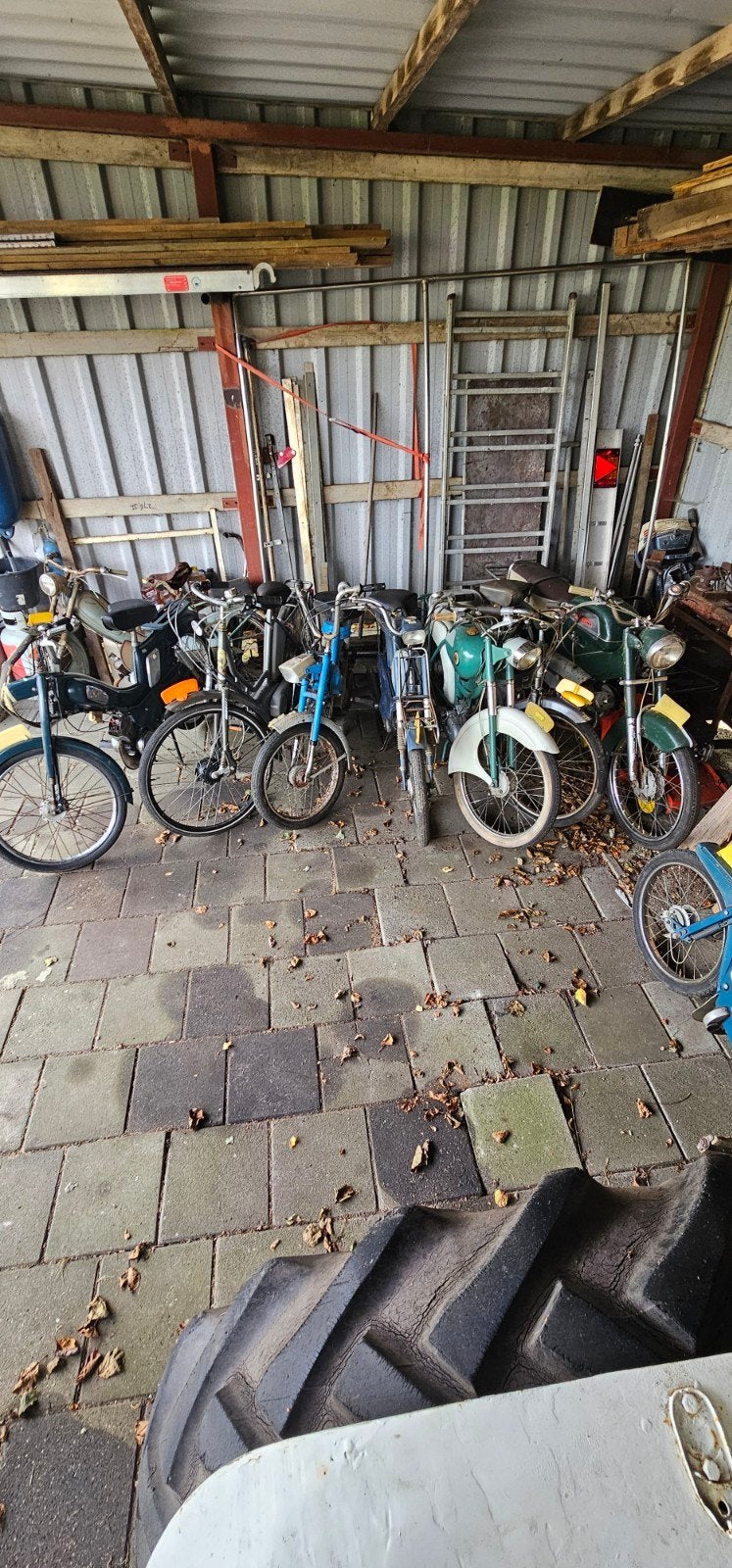 Collectie van 4 oldtimer brommers, Ophalen of Verzenden, Sparta