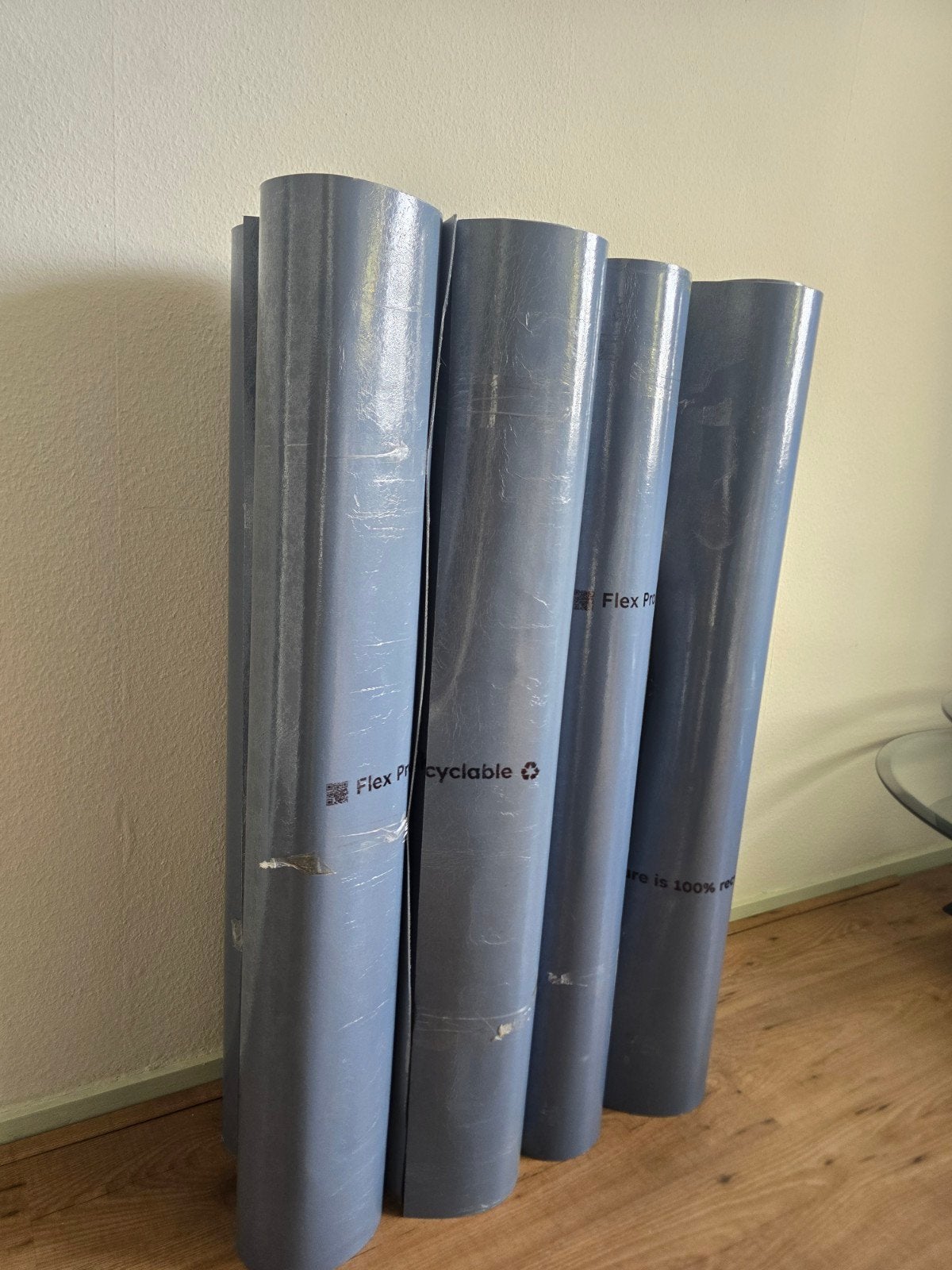 Zelfklevende PVC ondervloer, Ophalen, Overige typen, Nieuw, 10 m² of meer