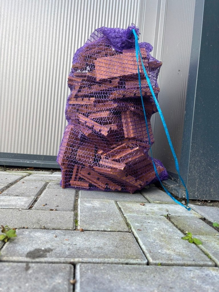 Zak aanmaakhout, Minder dan 3 m³, Ophalen, Overige houtsoorten, Blokken