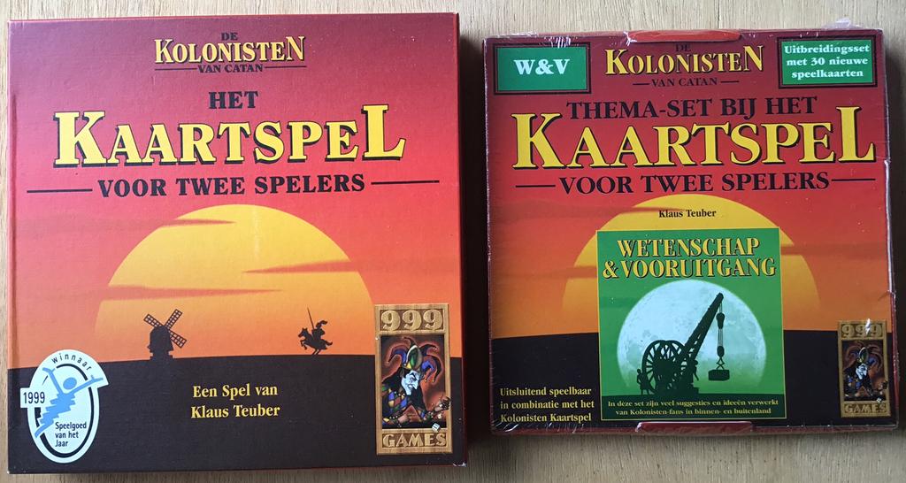 Kolonisten kaartspel met thema-set Wetenschap & vooruitgang, Hobby en Vrije tijd, Gezelschapsspellen | Kaartspellen, Een of twee spelers