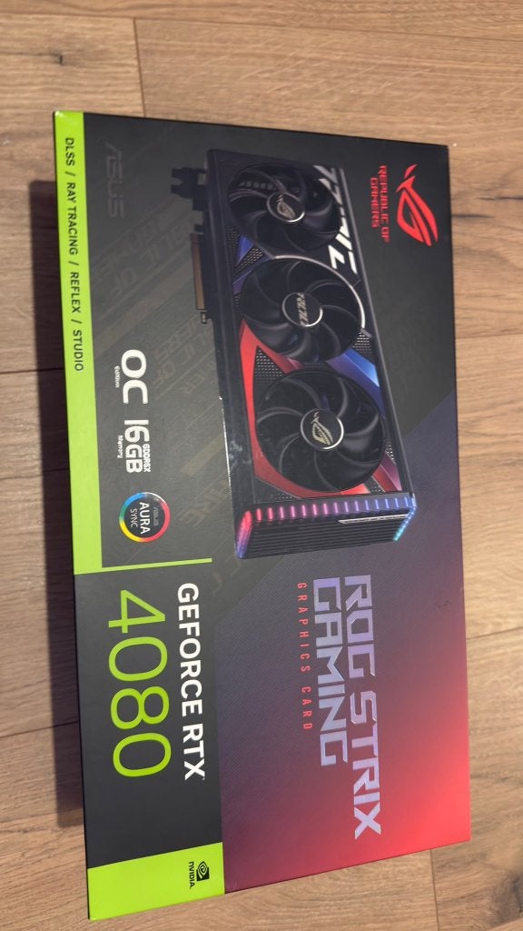 Asus Rog Strix RTX 4080 OC 16GB grafische kaart, GDDR6, PCI-Express 4, Ophalen of Verzenden, Zo goed als nieuw