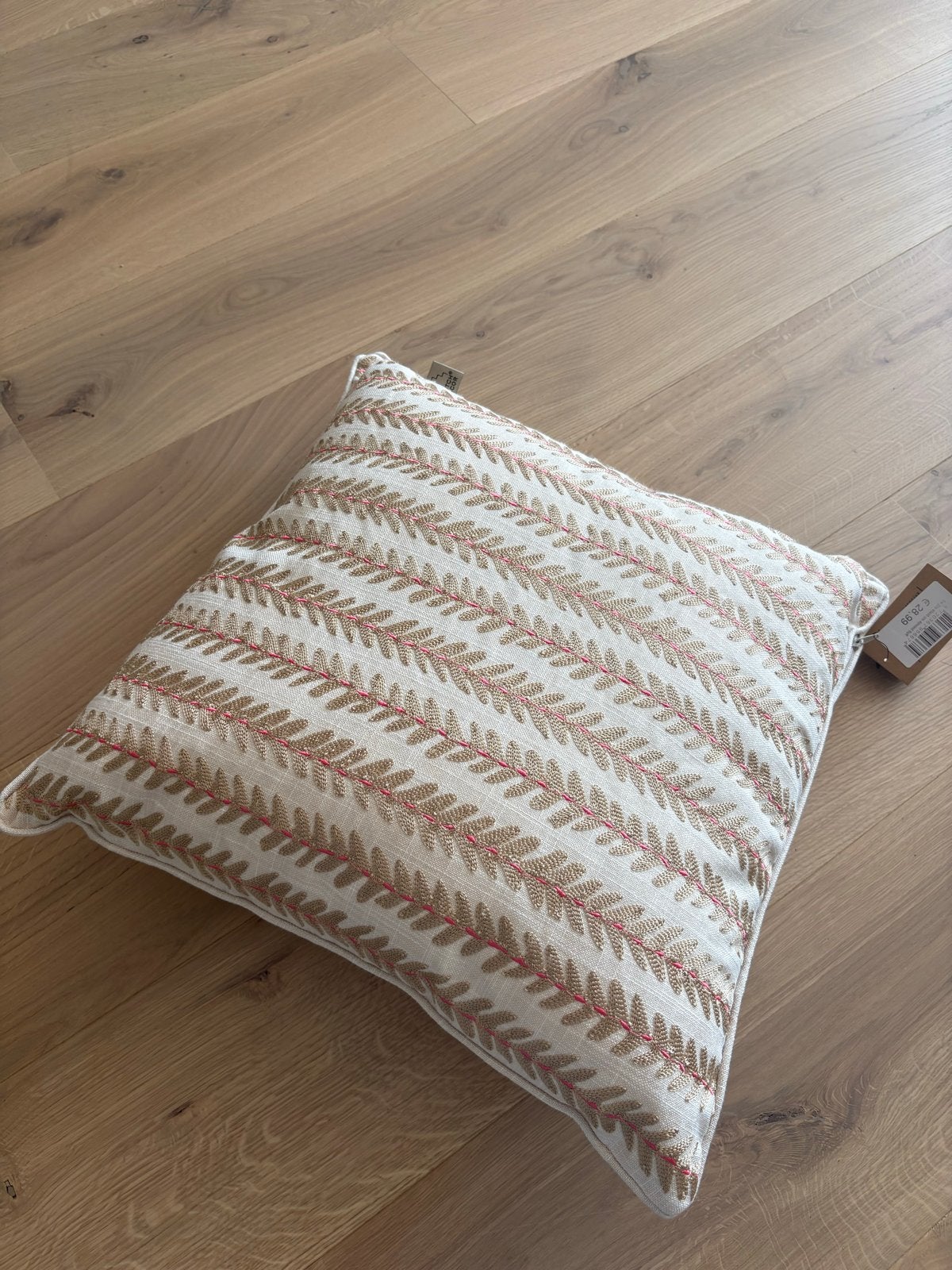 Nieuw kussen 45x45 cm Loods5 Dutch Decor Almond Buff, Huis en Inrichting, Ophalen, Nieuw, Beige, Vierkant