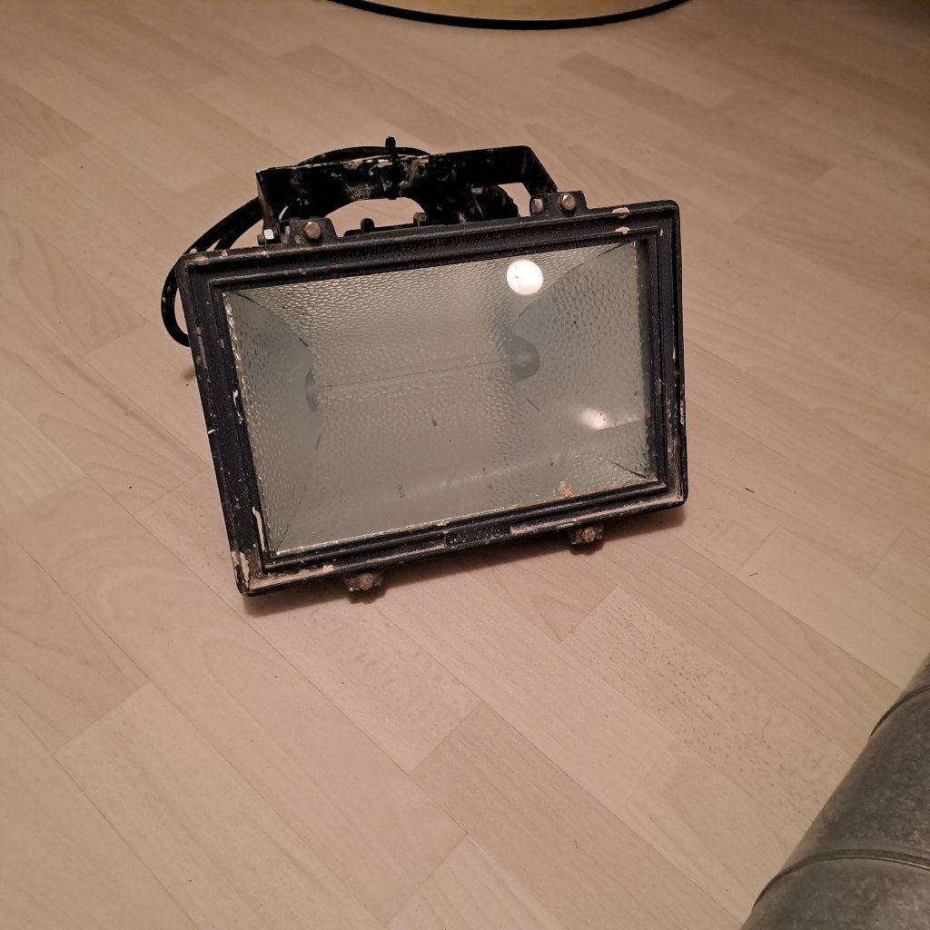 Bouwlamp, Ophalen, Gebruikt, 500 watt of meer, Lamp