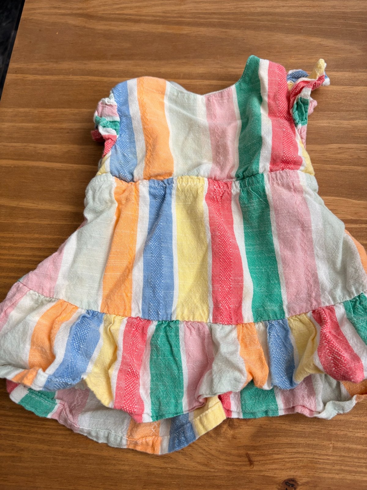 Primark gestreepte zomerjurk/romper voor baby's, Ophalen of Verzenden, Gebruikt, Meisje, Jurkje of Rokje