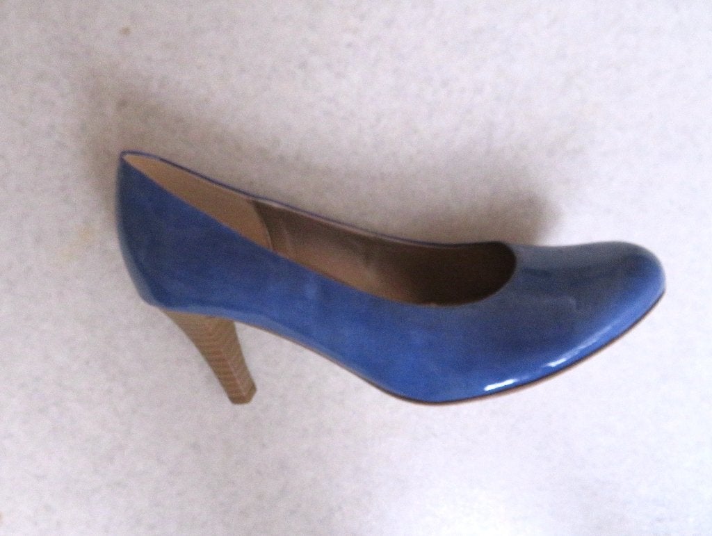GABOR nieuwe schoenen pumps blauw lak leer maat  3,5  36, Blauw, Gabor, Nieuw, Ophalen of Verzenden