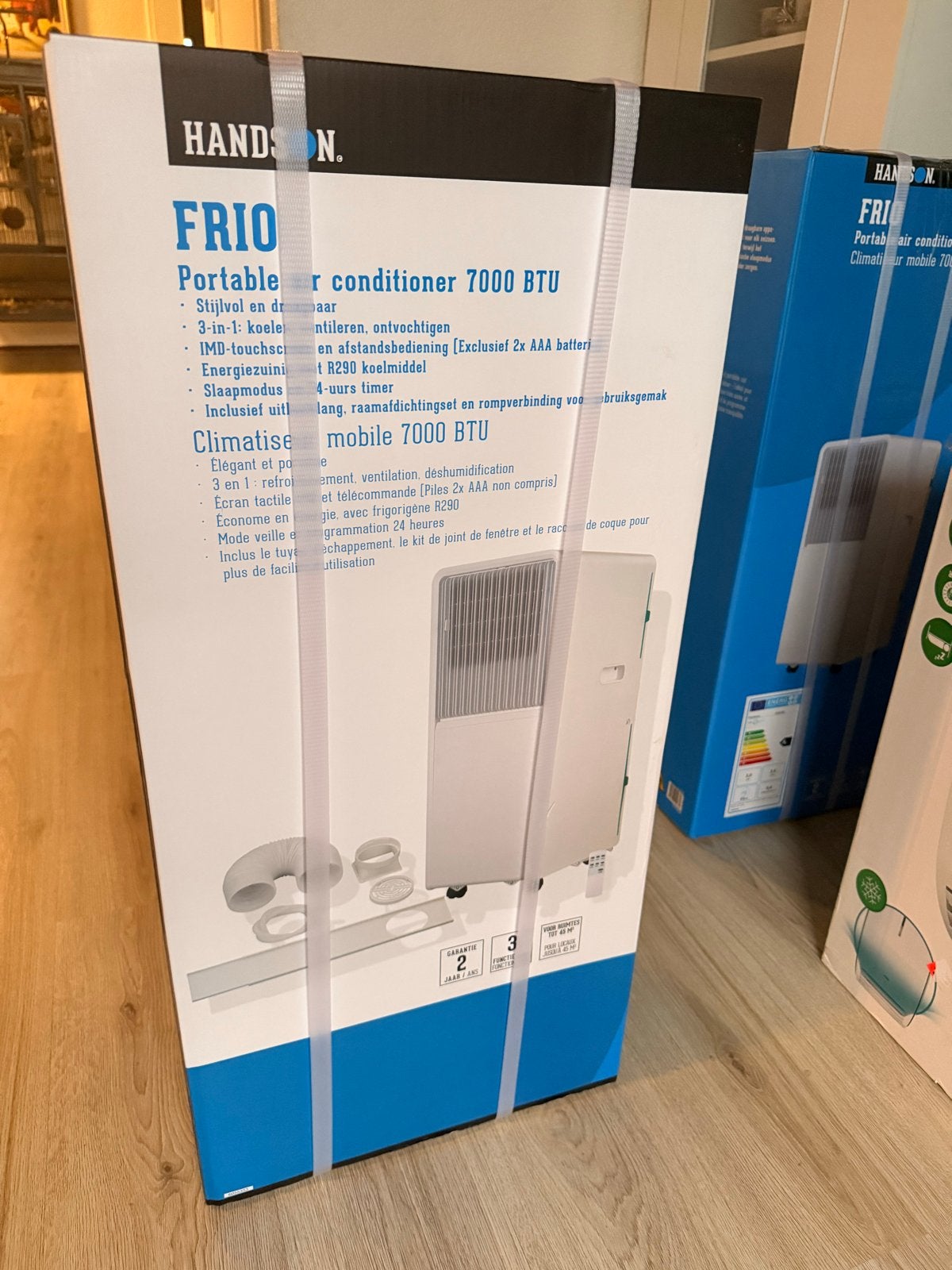 Gloednieuwe Mobiele Airco’s - Ongebruikt in Doos op = op, Ophalen, Minder dan 60 m³, Nieuw, 3 snelheden of meer