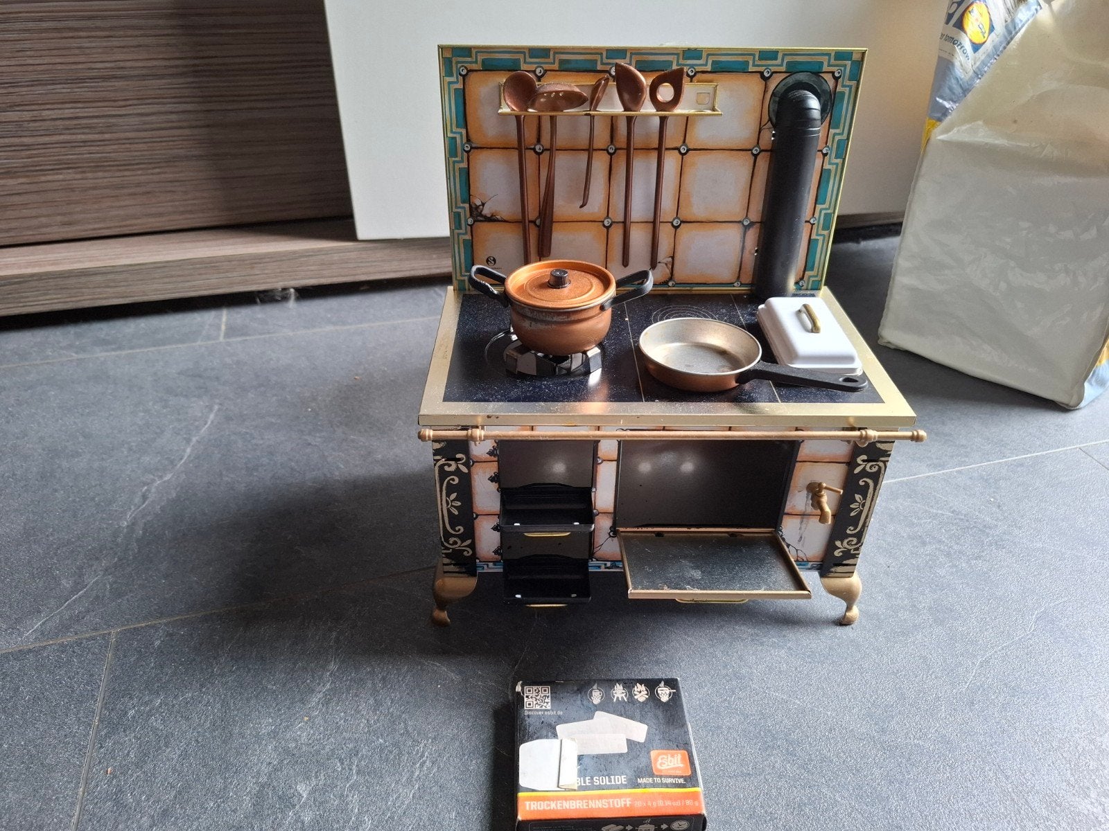 Fornuisje  met Esbit, echt koken voor kinderen, Ophalen of Verzenden, Gebruikt, Jongen of Meisje
