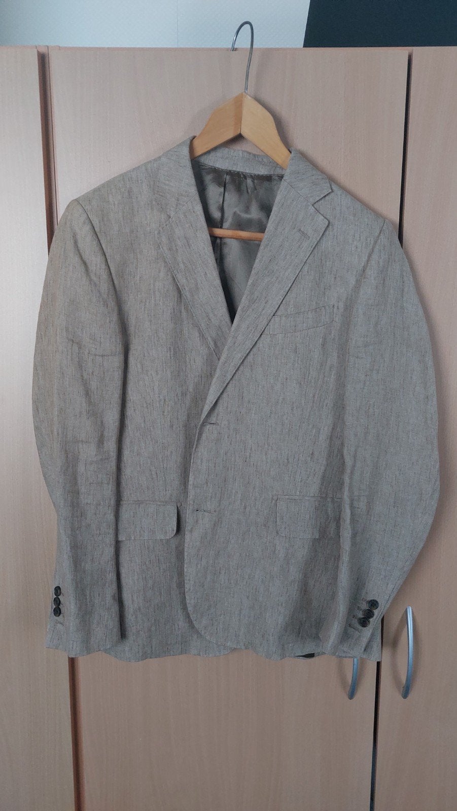 McGregor Linnen Blazer Maat 50, Beige, Ophalen of Verzenden, Zo goed als nieuw, McGregor