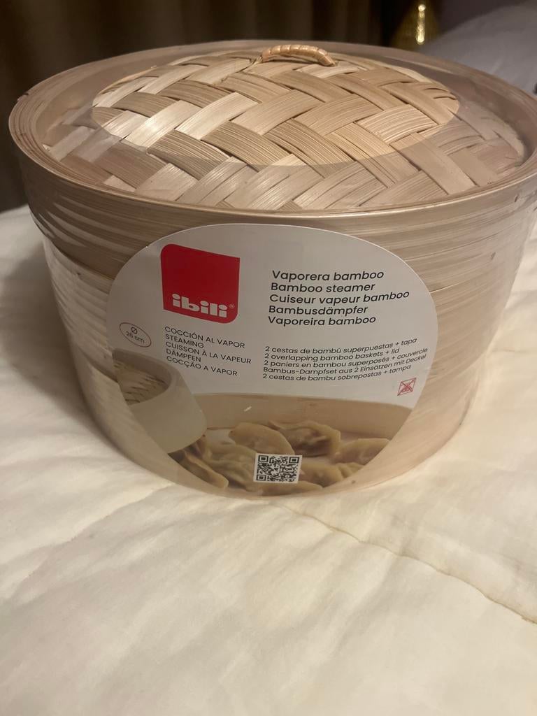 Ibili Bamboe Stoompan - 26 cm, Ophalen, Nieuw