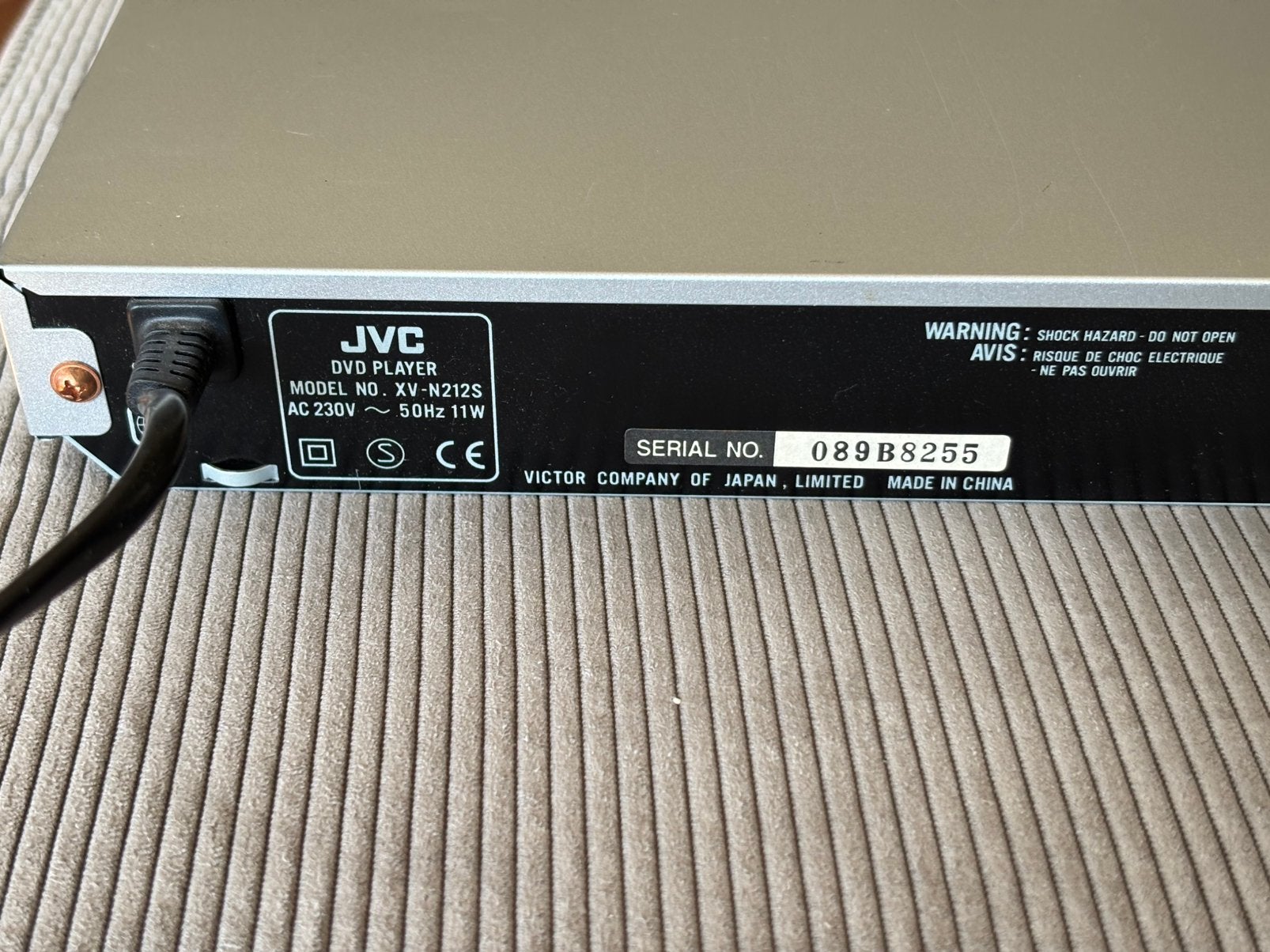 Dvd speler van JVC, Ophalen of Verzenden, Gebruikt, Dvd-speler, JVC