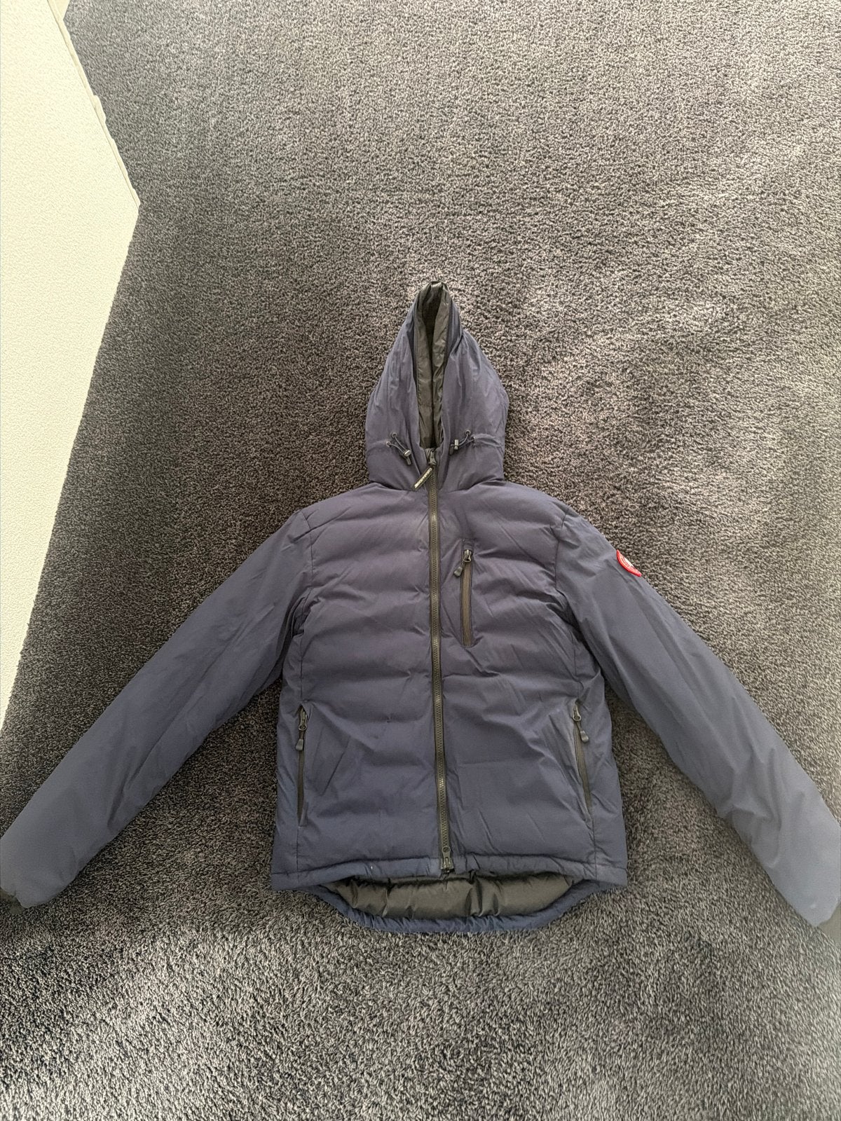 Canada Goose Puffer Jas - Maat L, Kleding | Heren, Jassen | Winter, Ophalen of Verzenden, Zo goed als nieuw, Maat 52/54 (L), Blauw