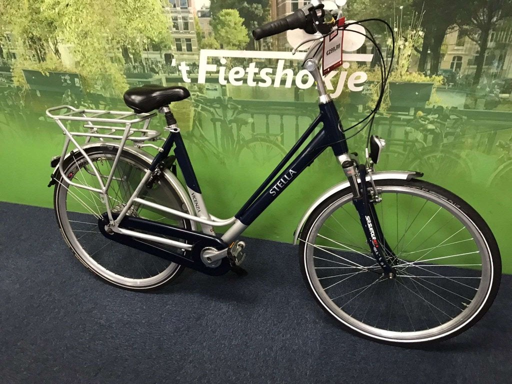 Fietshokje Raaks :  Stella vicenza Damesfiets blauw 53cm, Overige merken, Raaks Fietsen, Versnellingen, Ophalen of Verzenden