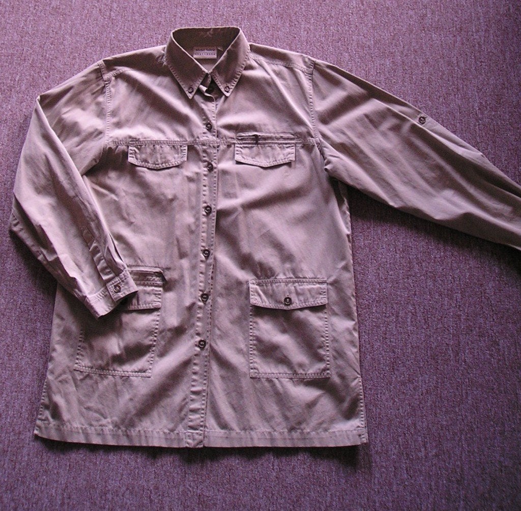 Blouse Mt.38 (Michel Valerie), Maat 38/40 (M), Beige, Michel Valerie, Nieuw