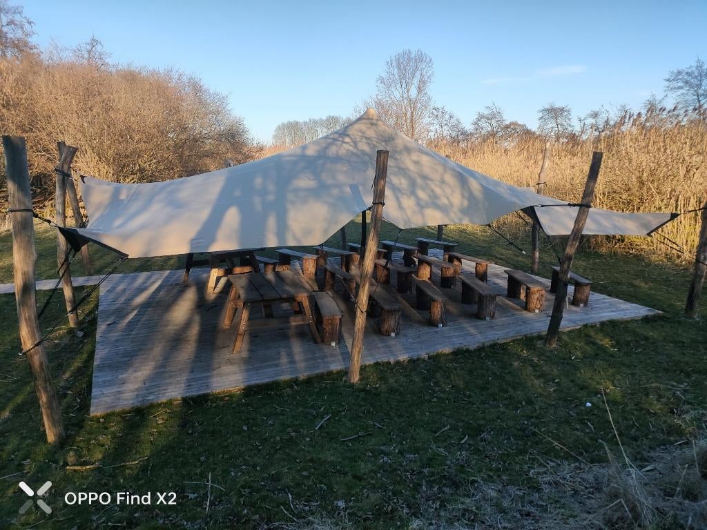 Stretchtent 7,5 x 10 meter te koop, Ophalen, Nieuw, Overige