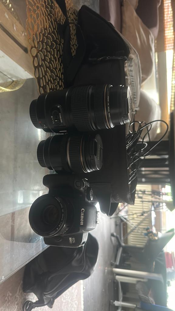 canon camera 800d lens 85mm 75mm 50mm, Audio, Tv en Foto, Fotografie | Lenzen en Objectieven, Ophalen of Verzenden, Zo goed als nieuw
