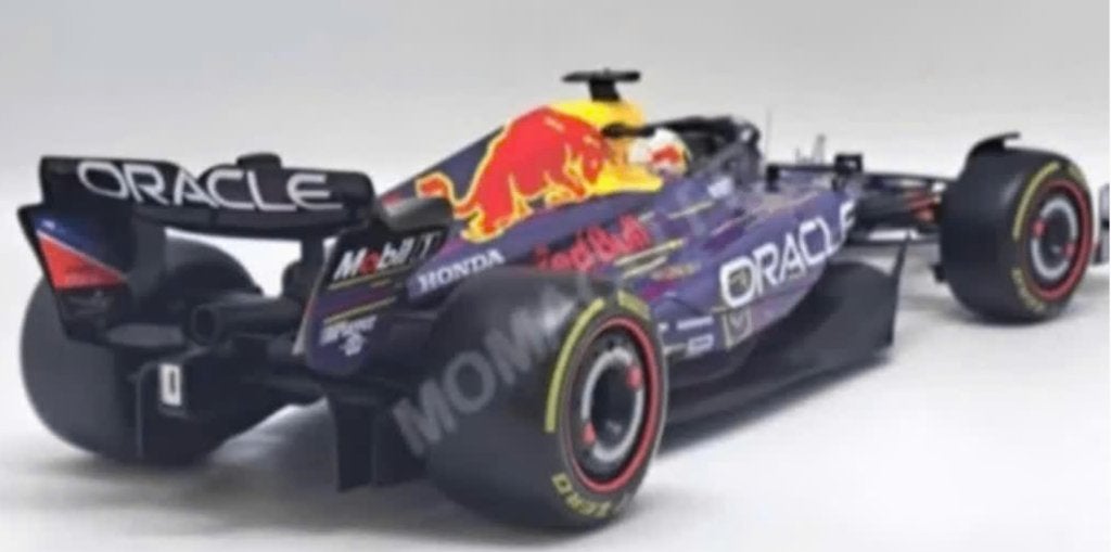 Max Verstappen Oracle Red Bull RB19 23 1/18 BBurago 18003VL, Ophalen of Verzenden, Nieuw, Auto, Bburago