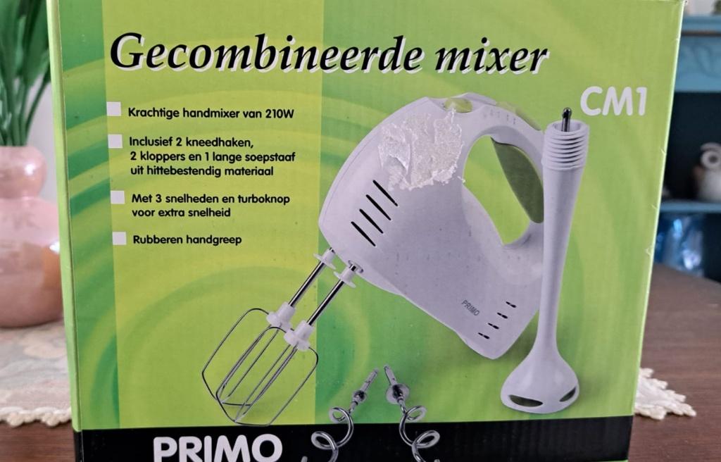 Gecombineerde Mixer, Ophalen, Nieuw, Vaatwasserbestendig, 2 snelheden