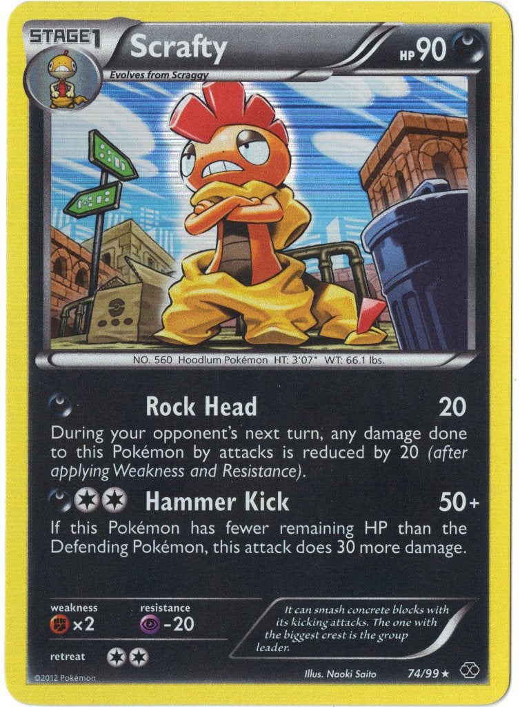 Next Destinies,  Scrafty [holo] 74/99, Verzenden, Nieuw, Losse kaart