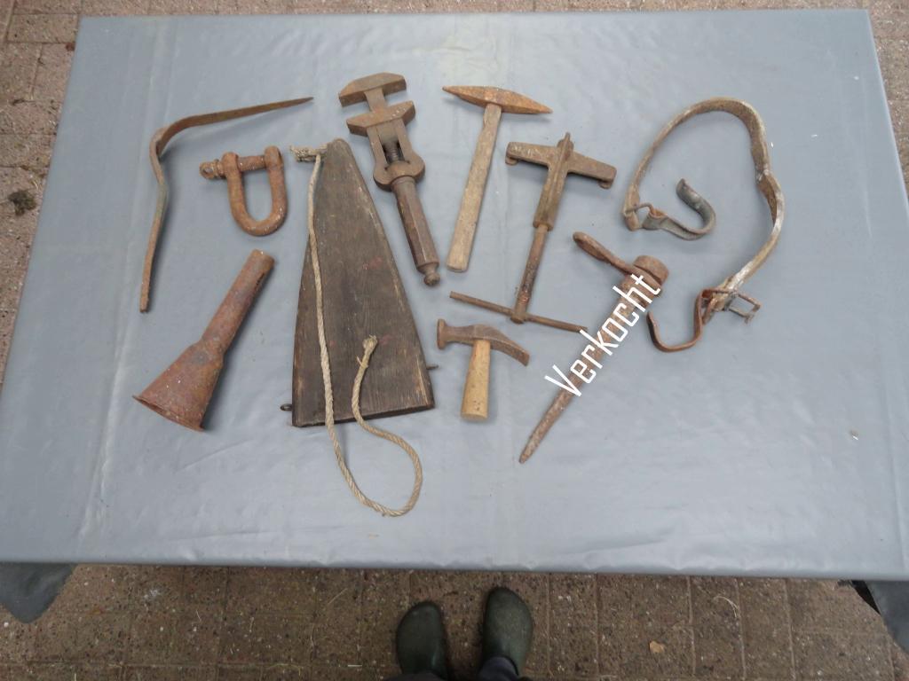 Gereedschap en andere items, antiek en bijzonder, Ophalen of Verzenden