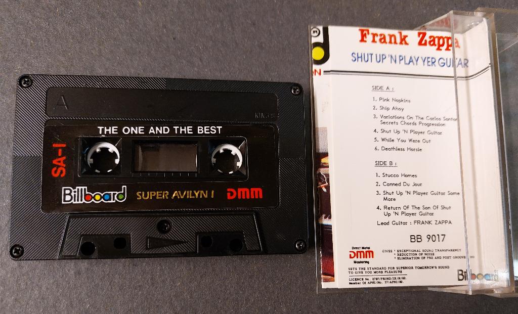 Frank Zappa CASSETTE Shut Up 'n Play Yer Guitar Indonesie, Gebruikt, Verzenden, 1 bandje, Voorbespeeld