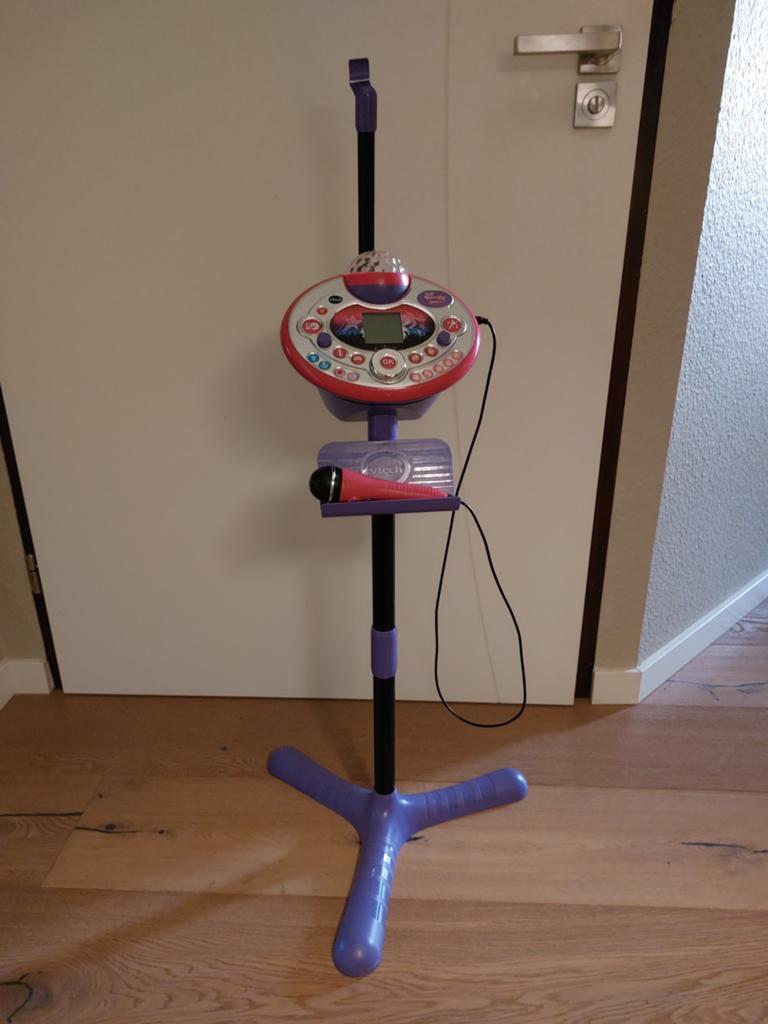 VTech Kidi Super Star Microfoon met discolicht en liedjes, Ophalen