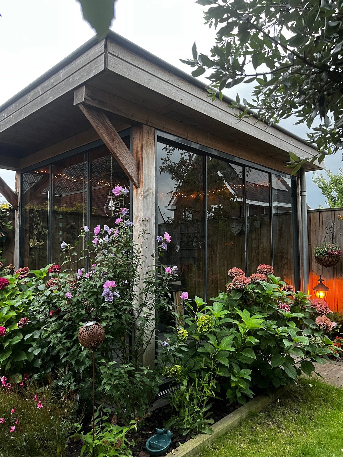 Glazen Schuifwanden voor Overkapping, Tuinhuis, Veranda, Ophalen, 215 cm of meer, Overige typen, Nieuw