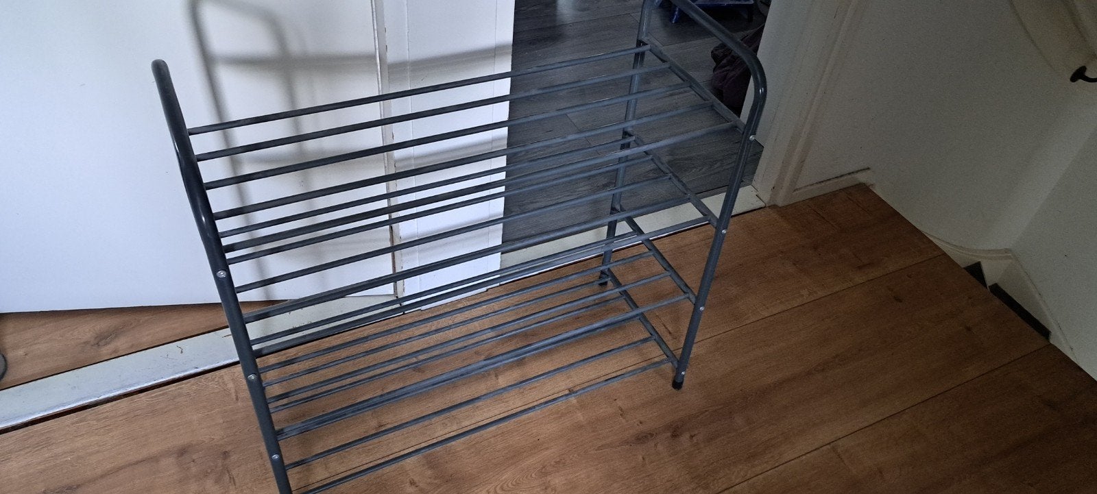 Grijs schoenenrek rek schoen schoenen, Ophalen, Zo goed als nieuw