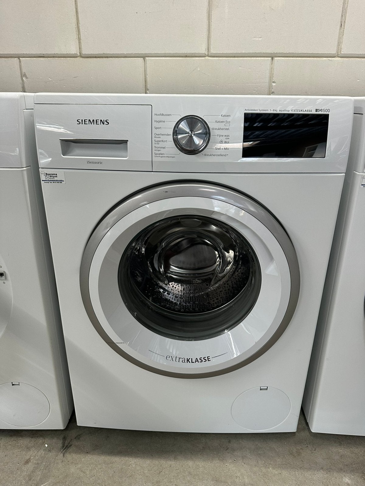 Nette Siemens iQ500 wasmachine 8Kg Garantie📞🚚✅, Witgoed en Apparatuur, Wasmachines, Zo goed als nieuw, Voorlader, 8 tot 10 kg